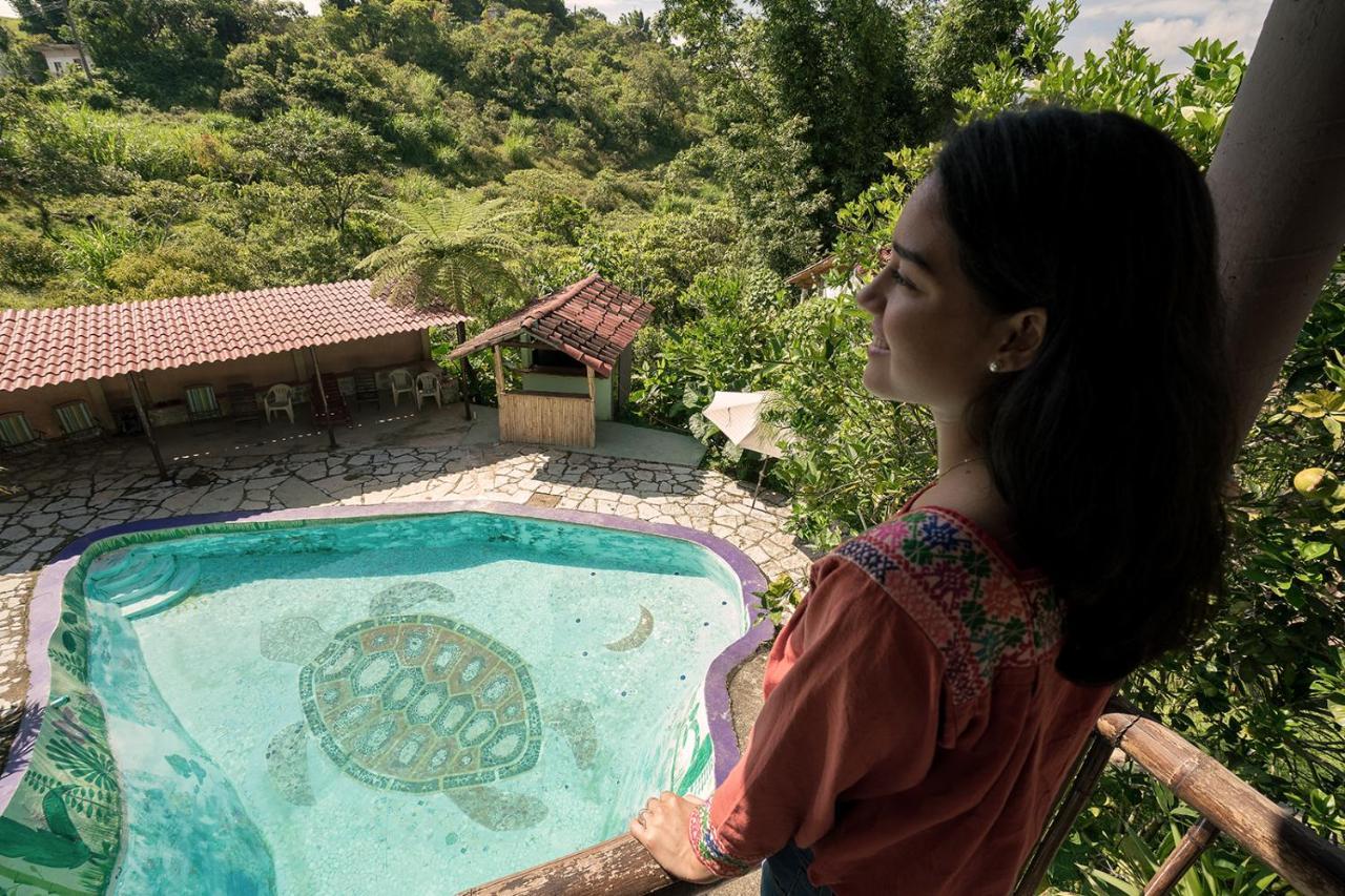 Cabanas Los Achicuales Cuetzalán del Progreso エクステリア 写真